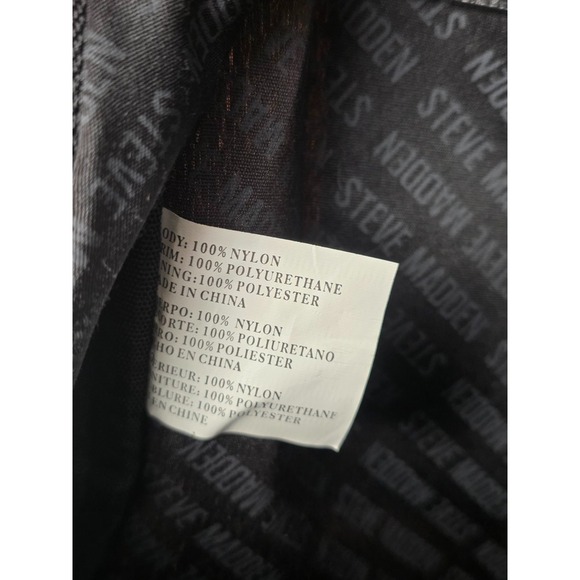 Steve Madden Women's Backpack Pink Black For School Nylon Bag - Picture 11 of 14